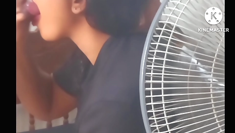 Amature facial cumshot with hot brunette from Sri lanka