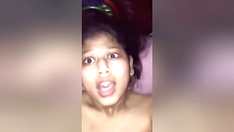 Porn video of my hot brunette girlfriend in a bedroom video