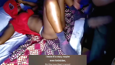 Indian hottie is getting rocked with music and angels