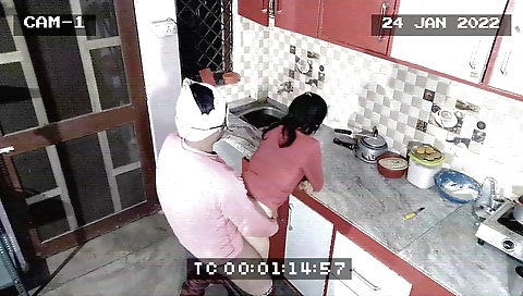 Indian teen 18+ caught with her owner and her maid