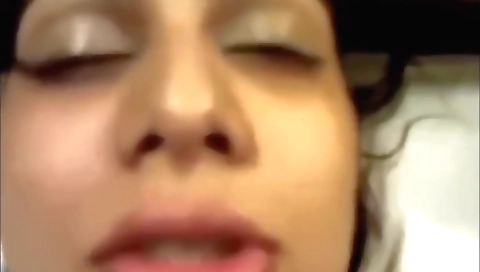 A sexy indian brunette gets fucked in bed in the indian way