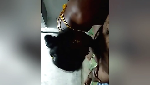 Indian brunette girl getting fucked and fucked by the boy