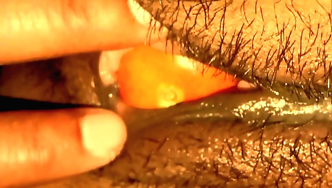 Hairy girl has hairy pussy and masturbates with toys