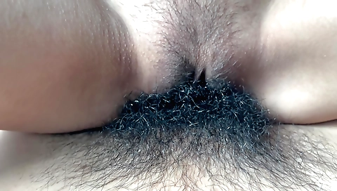 Indian girl with hairy pussy getting fucked in pov video