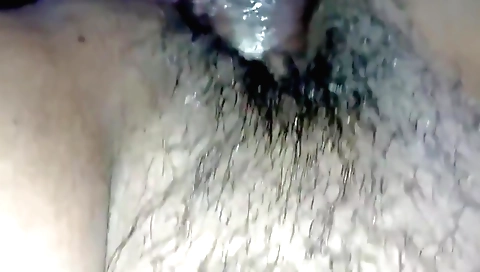 Indian girl with big boobs gets her pussy filled with semen