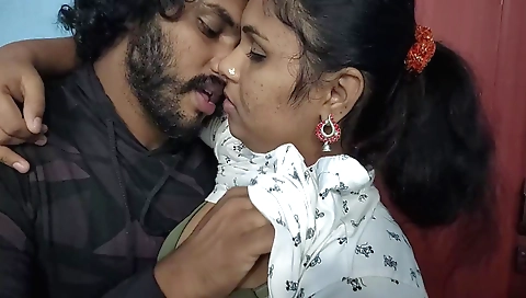 Indian woman in lingerie gets off and fucked on the sofa