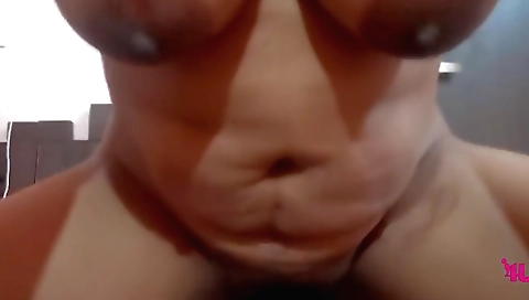 Indian big ass amateur brunette with big natural tits