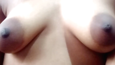 Busty Indian chick with a big booty and a long pussy