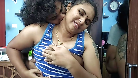 Amateur indian girl sucks her boyfriend's dick and masturbates