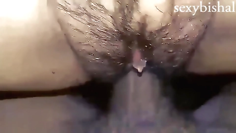 Indian hairy pussy getting fucked in pov in this scene