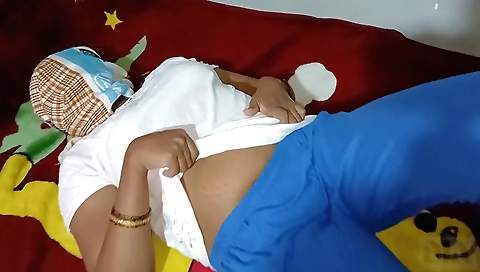 Big ass Indian teen babe and her friend playing with a hot dong