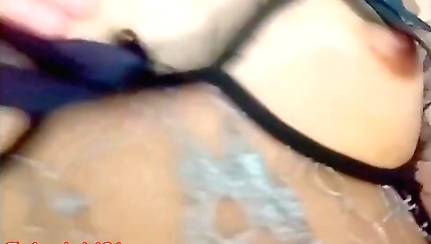Asia lustily humping her own body and giving a great workout