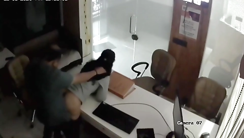 Indian brunette teen takes her lover's cock in the bank