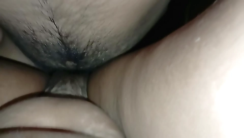 Indian girl with a hairy pussy is getting a handjob