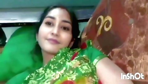 Busty Indian woman enjoys massaging hairy body with oil