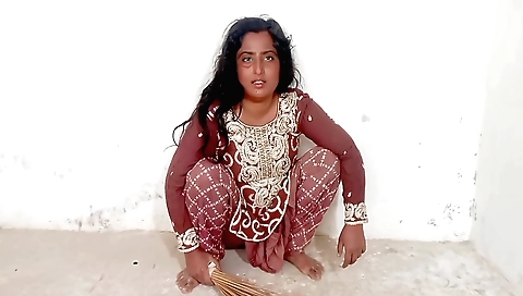 Indian busty teen and her boyfriend are making out