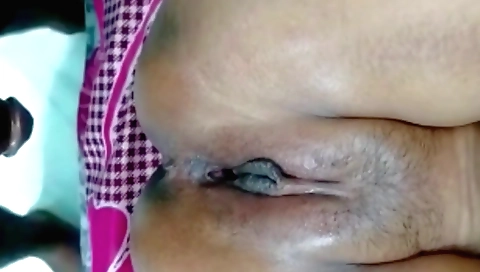 Indian wife and her stepbrother share their hairy pussies