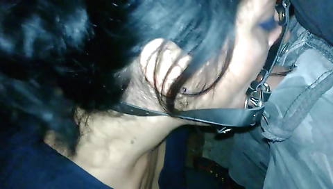 Busty milf with a perfect mouth sucks my cum in public