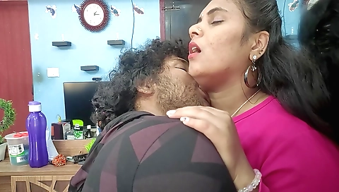 Indian brunette gets her pussy pounded by boyfriend