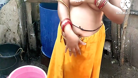 Indian amateur sex scene with a girl in a swimsuit