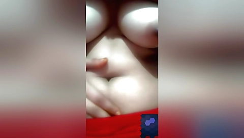 Amateur solo girl with a big cock and small tits 089