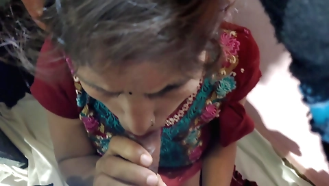 Indian stepsister gets nailed on the sofa by her lover