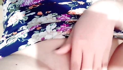 Horny indian teenager in aparna baag caresses cute ass