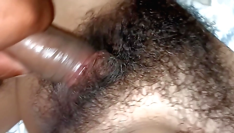 Sexy amateur fetish video with two hairy Indian babes